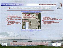 Tablet Screenshot of lakeretreats.org